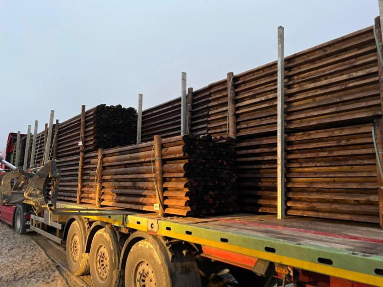 Approvisionnement de clôtures pour chantier proche de Mortrée (61)